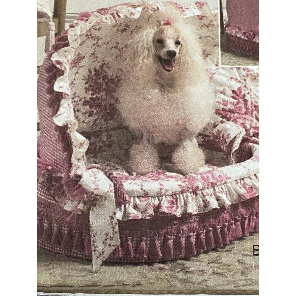 Poodle Dog Bed Patterns NIP Uncut Patterns With instructions Vogue V8217